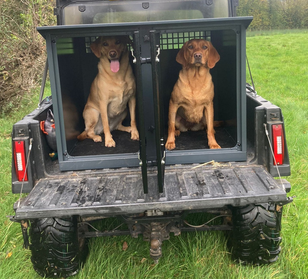DB130 - Medium Double Dog Weatherproof Transport Cage