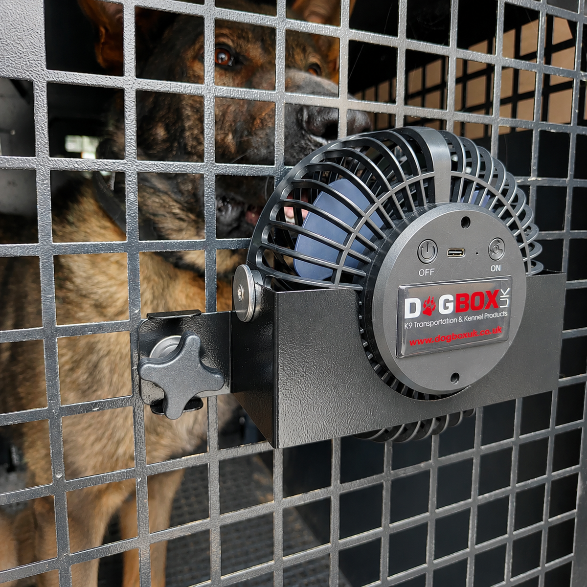 Dog Cage 12V Rechargeable Fan Unit