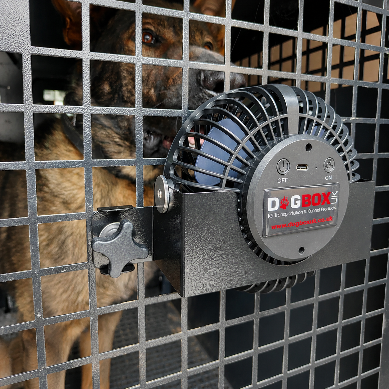 Dog Cage 12V Rechargeable Fan Unit