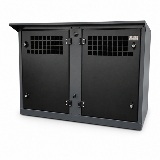 DB130 - Medium Weatherproof Double Dog Transport Cage