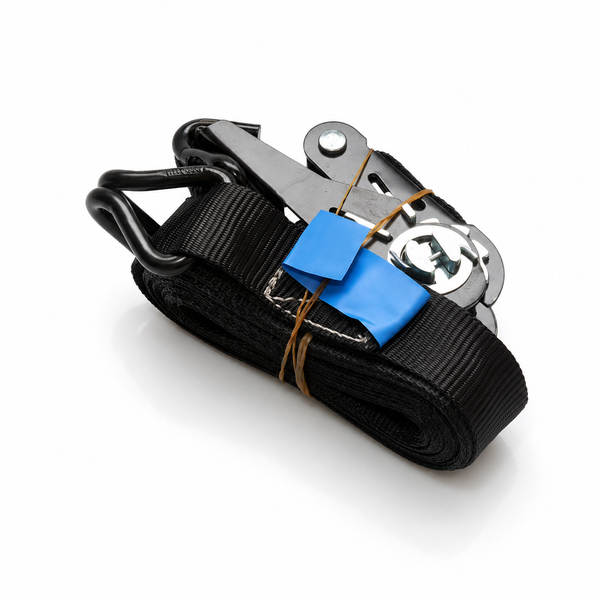 800kg Black Ratchet Strap - 4m