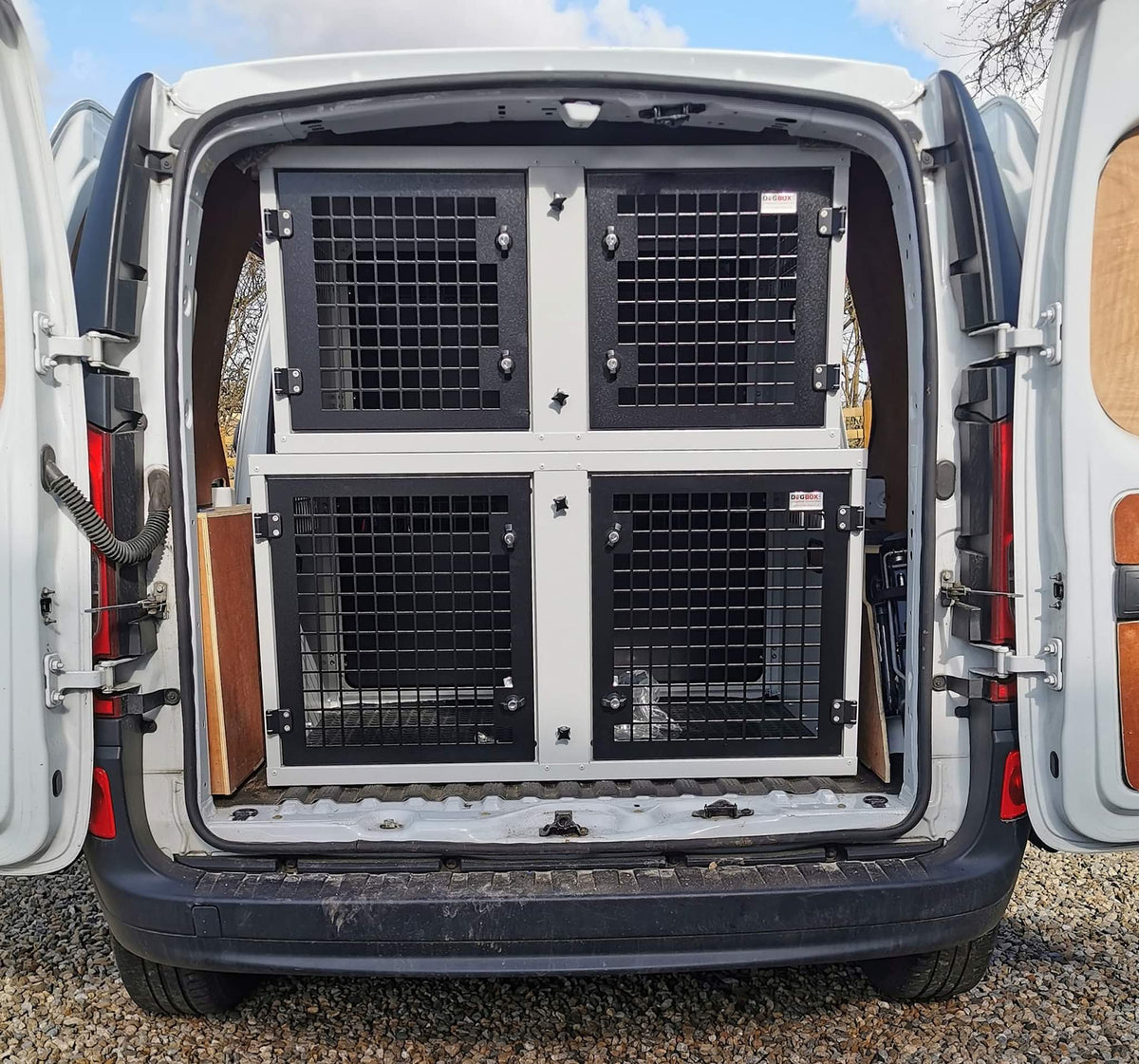 DB81 & DB62 Stacked Dog Transport Cage Kit