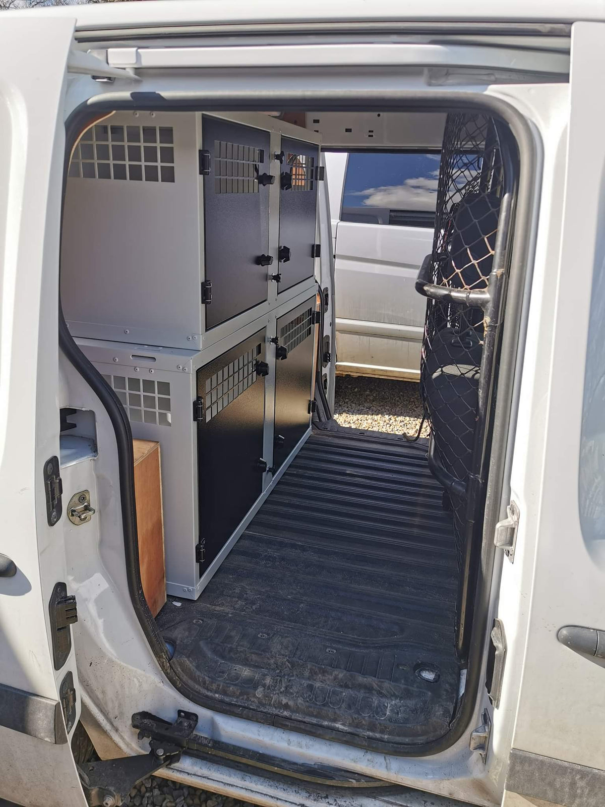 DB81 & DB62 Stacked Dog Transport Cage Kit